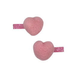 Big Heart Glitter Bars - Pink